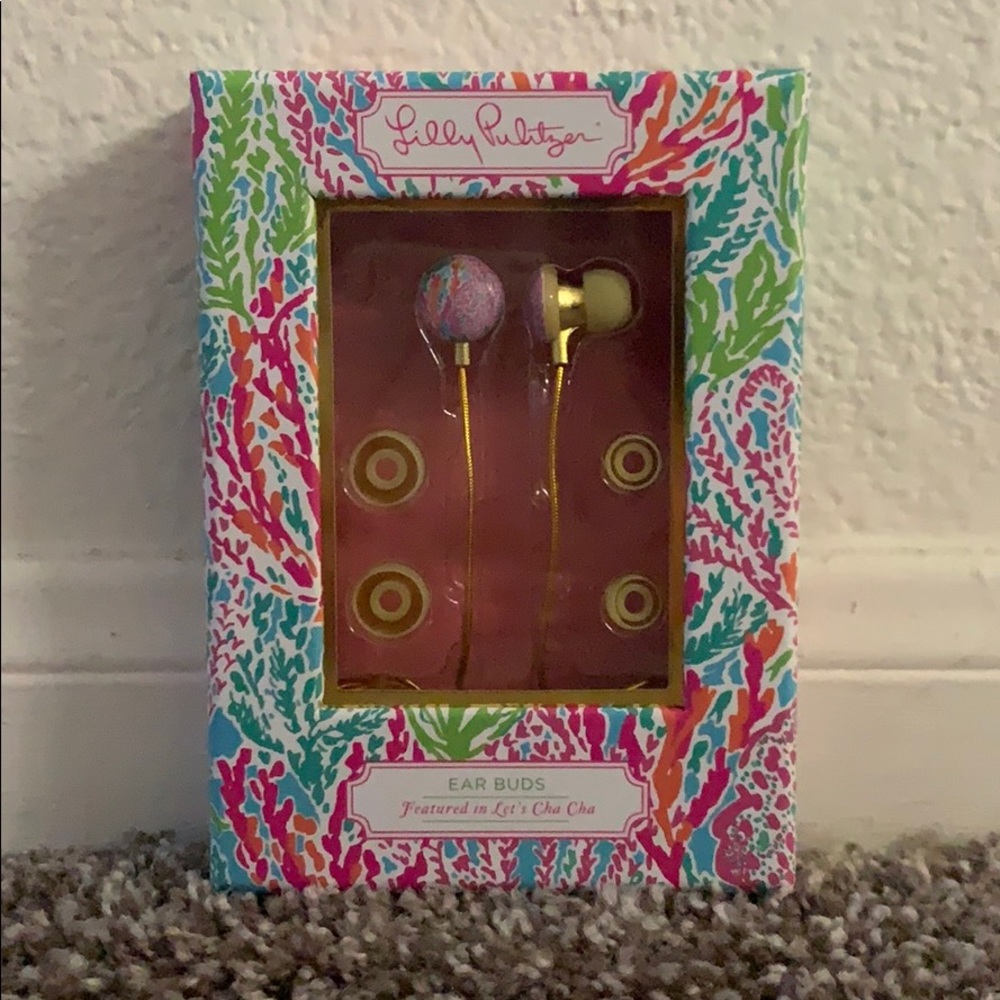 Lilly Pulitzer Ear Buds in Let’s Cha Cha